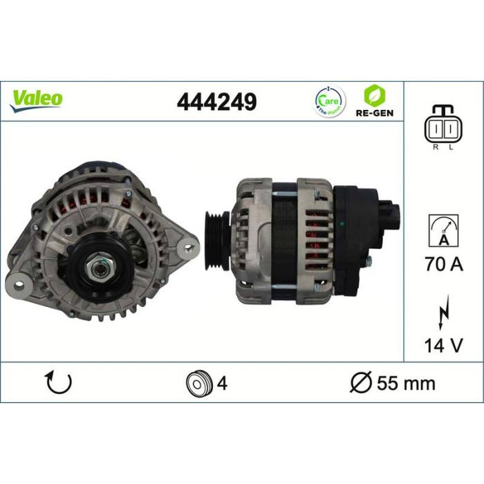 Valeo Lichtmaschine 444249 Valeo Lichtmaschine 444249