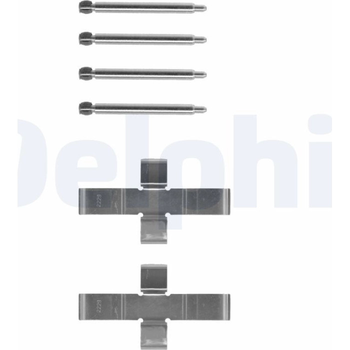 LX0047 Delphi Bremsbelag-Zubehörsatz LX0047 LX0047 Delphi Bremsbelag-Zubehörsatz LX0047