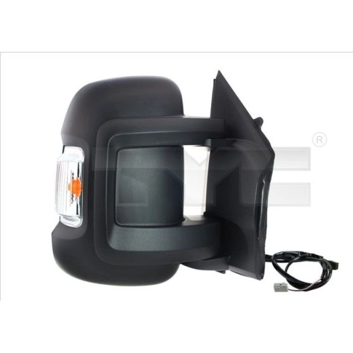 TYC Außenspiegel links W16W elektrisch verstellbar, konvex, beheizbar, mit Temperatursensor, elektrisch anklappbar, mit Blinker, kurzer Spiegelarm 309-0200 OE Nummer 8153PS - l TYC Außenspiegel links W16W elektrisch verstellbar, konvex, beheizbar, mit Temperatursensor, elektrisch anklappbar, mit Blinker, kurzer Spiegelarm 309-0200 OE Nummer 8153PS - l