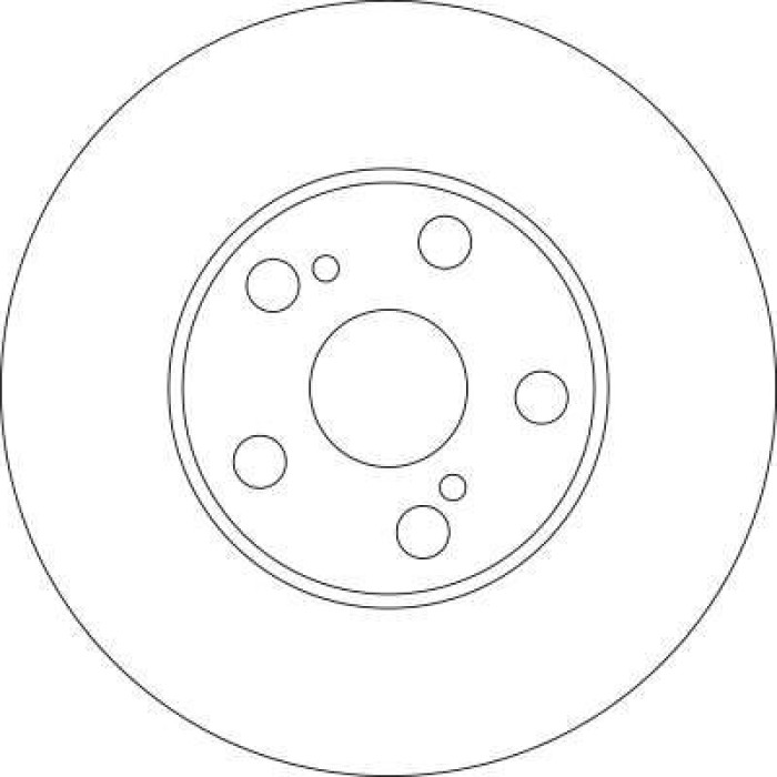 TRW Bremsscheibe Toyota Avensis DF4416 TRW Bremsscheibe Toyota Avensis DF4416