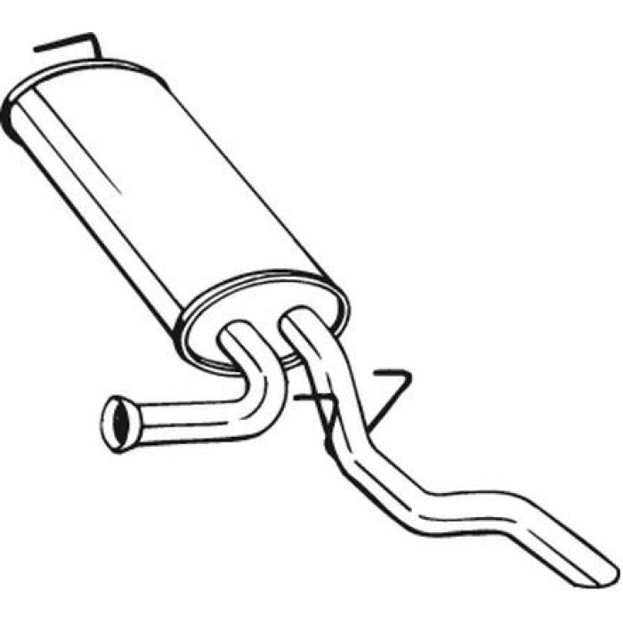 Bosal Schalldämpfer 278-651 Bosal Schalldämpfer 278-651