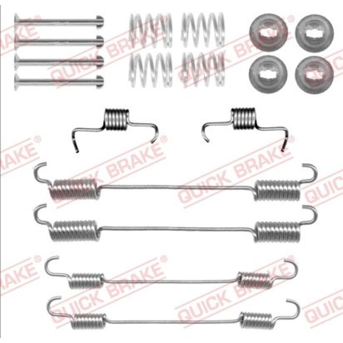 Quick Brake Zubehörsatz für Bremsbacken 105-0059 Quick Brake Zubehörsatz für Bremsbacken 105-0059