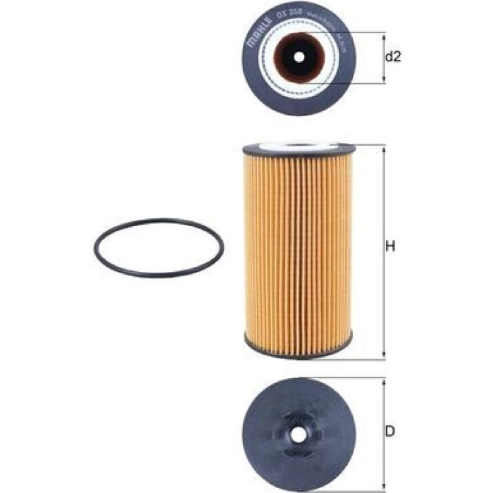 Mahle Original Ölfilter OX 358D Mahle Original Ölfilter OX 358D