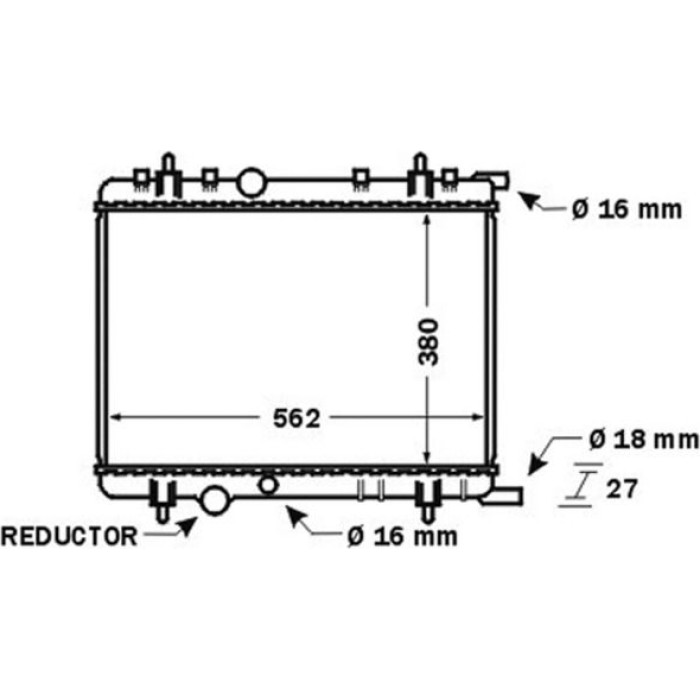 MAHLE Kühler, Motorkühlung CR 1434 000S