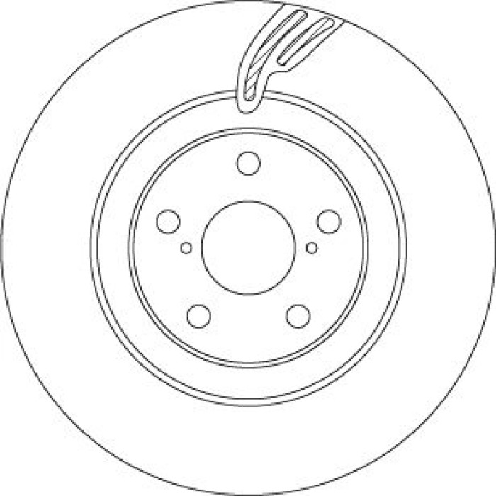 TRW Bremsscheibe DF6792 TRW Bremsscheibe DF6792