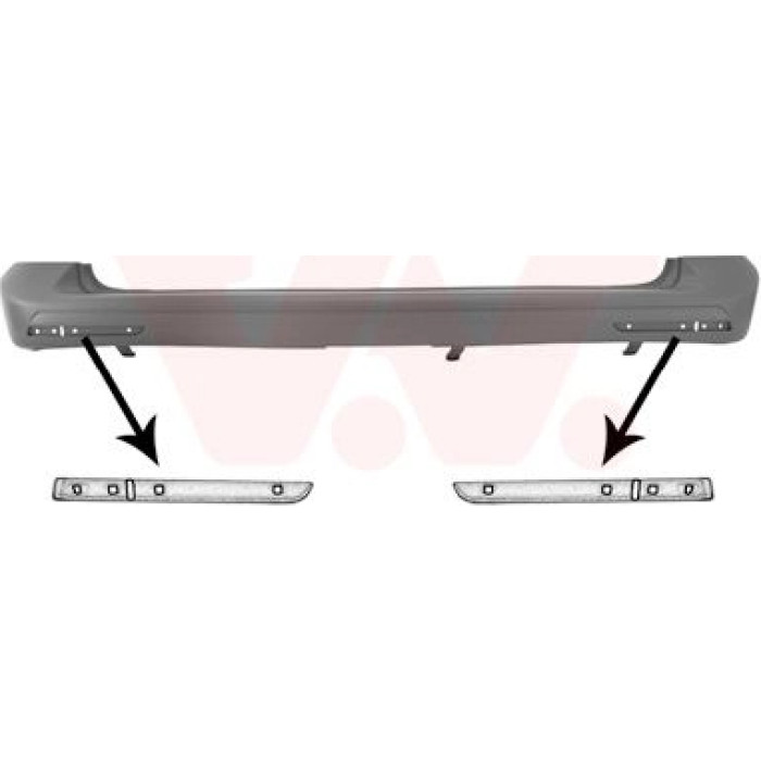 Van Wezel Stoßfänger 5897540 Van Wezel Stoßfänger 5897540