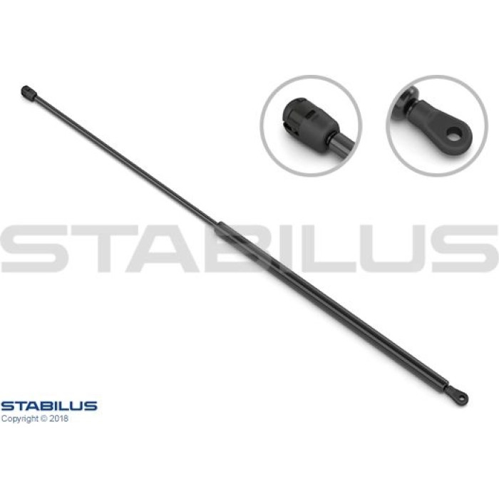 Stabilus Gasdruckfeder (Gasfeder), Motorhaubendämpfer, 380 N, 943,5 mm - 4081FD Stabilus Gasdruckfeder (Gasfeder), Motorhaubendämpfer, 380 N, 943,5 mm - 4081FD