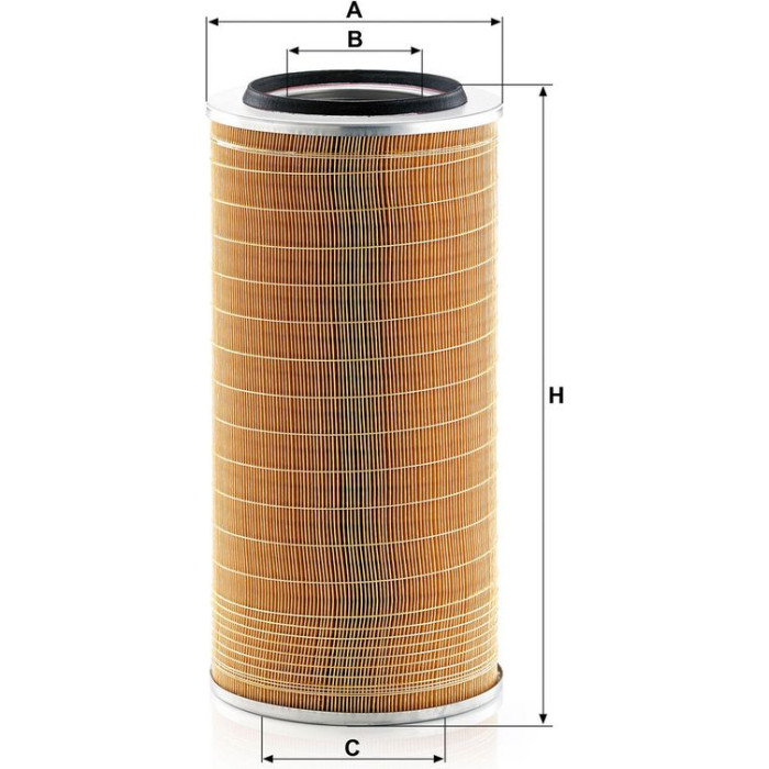 MANN-FILTER Luftfilter LKW C 24 650/8 MANN-FILTER Luftfilter LKW C 24 650/8