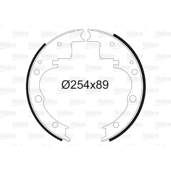 Valeo Bremsbacken 562594