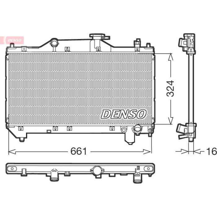 Denso Motorkühler DRM50031 Denso Motorkühler DRM50031