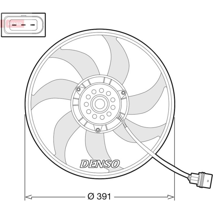 Denso Kühlerlüfter DER32014 Denso Kühlerlüfter DER32014