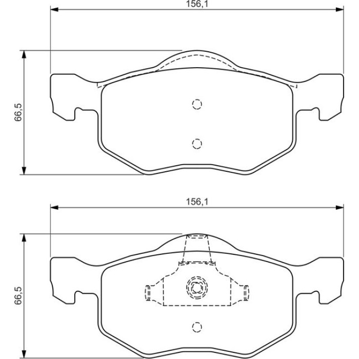 Bosch Bremsbelagsatz 0 986 494 361 Bosch Bremsbelagsatz 0 986 494 361