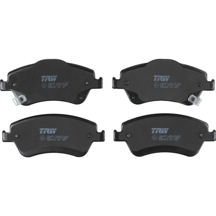 TRW Bremsbeläge Vorderachse GDB3481 TRW Bremsbeläge Vorderachse GDB3481