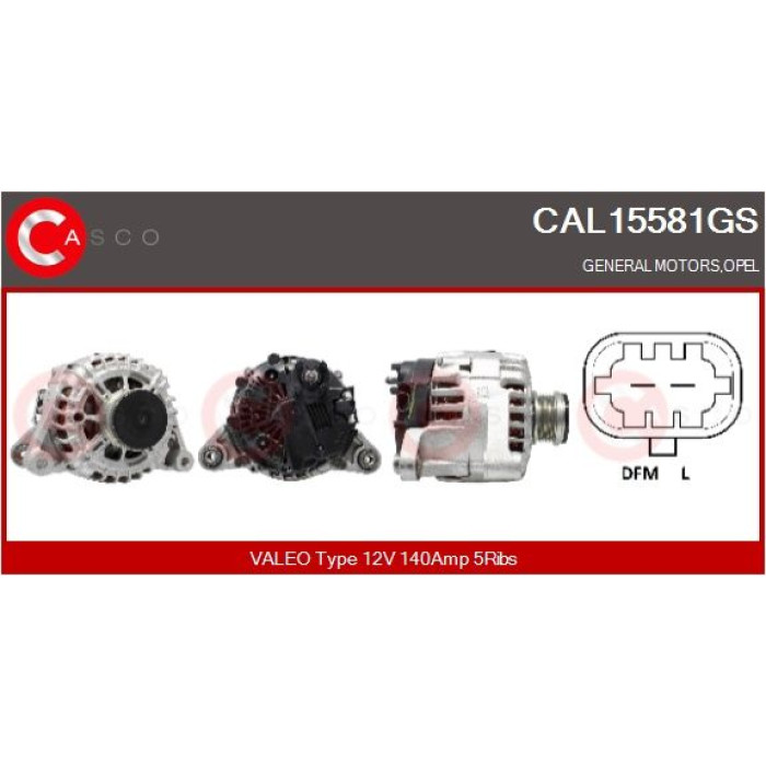 CASCO Generator CAL15581GS CASCO Generator CAL15581GS