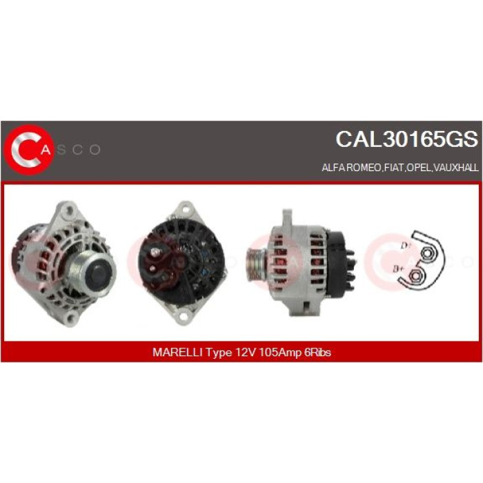 CASCO Generator CAL30165GS CASCO Generator CAL30165GS