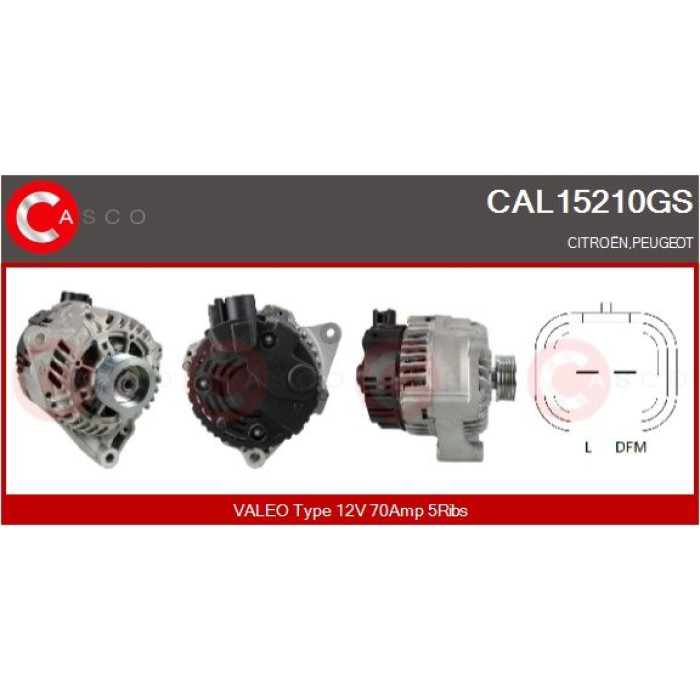 CASCO Generator CAL15210GS CASCO Generator CAL15210GS