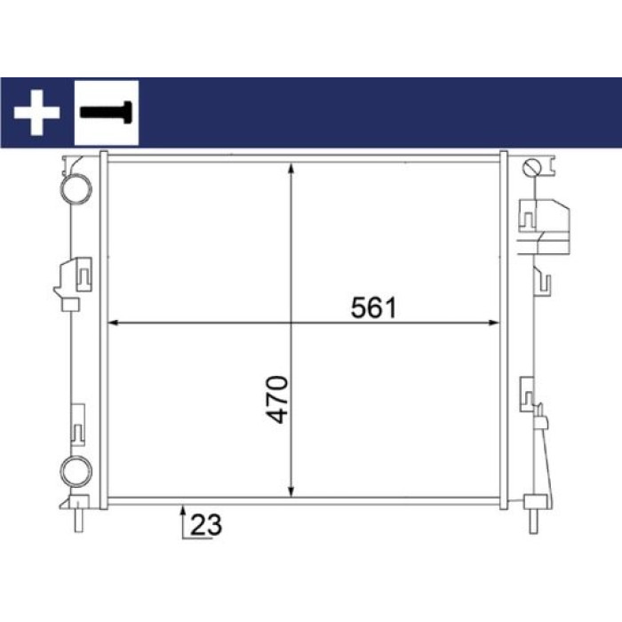 Kühler, Motorkühlung CR 1504 000S Kühler, Motorkühlung CR 1504 000S