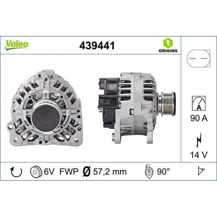 Valeo Lichtmaschine 439441 Valeo Lichtmaschine 439441