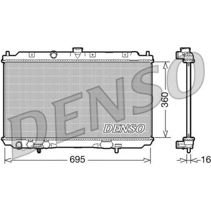 Denso Motorkühler DRM46025