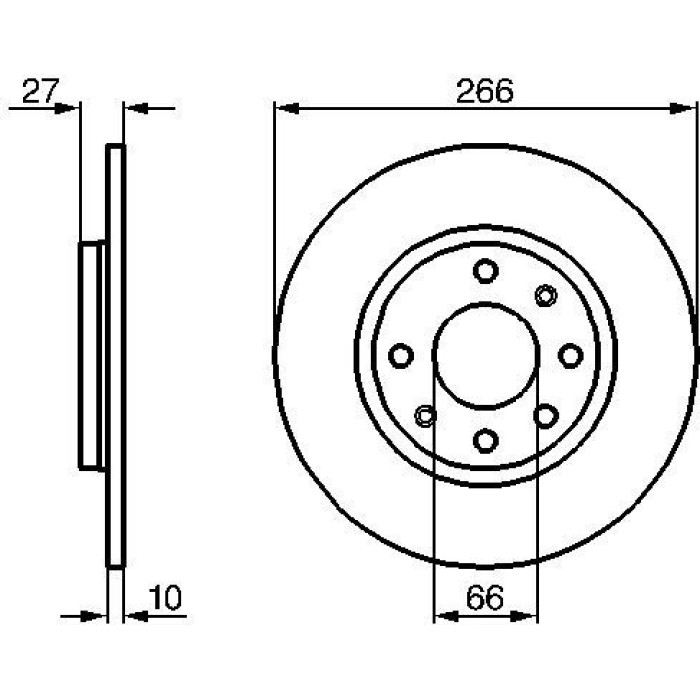 Bosch Bremsscheibe Vorderachse 0 986 478 090 Bosch Bremsscheibe Vorderachse 0 986 478 090