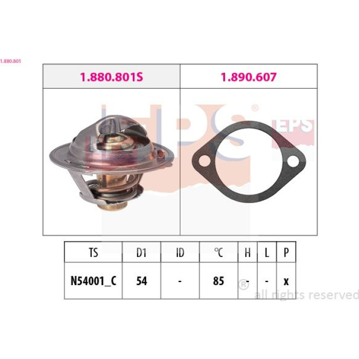 EPS Thermostat 1.880.801 EPS Thermostat 1.880.801