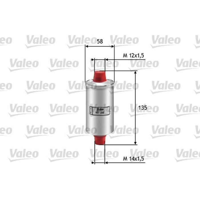 587200 Valeo Kraftstofffilter 587200 587200 Valeo Kraftstofffilter 587200