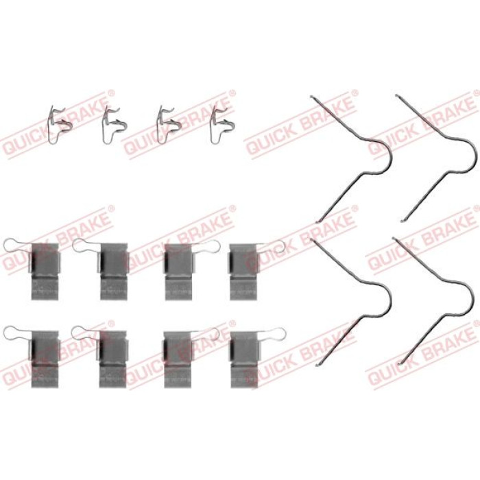 Quick Brake Montagesatz für Bremsbeläge 109-1089 Quick Brake Montagesatz für Bremsbeläge 109-1089