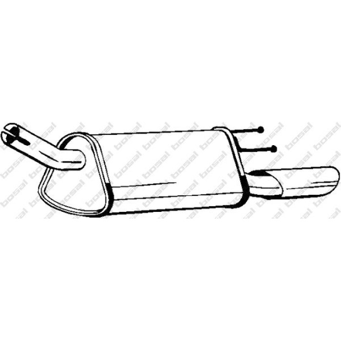 Bosal Schalldämpfer 185-265