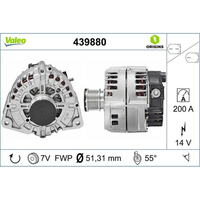 Valeo Lichtmaschine 439880 Valeo Lichtmaschine 439880