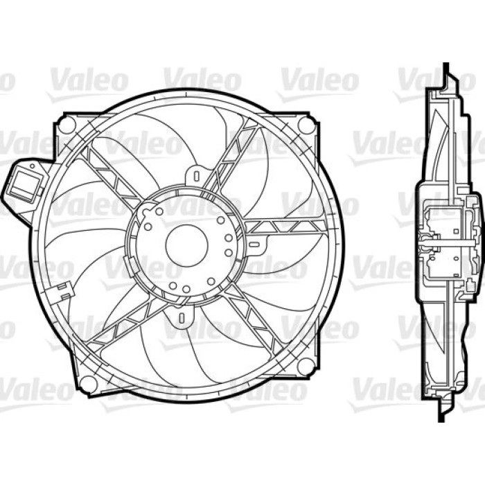 Valeo Kühlerlüfter 696376 Valeo Kühlerlüfter 696376