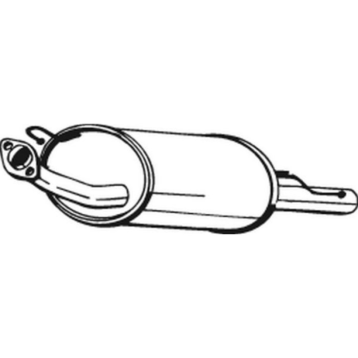 Bosal Schalldämpfer 145-341 Bosal Schalldämpfer 145-341