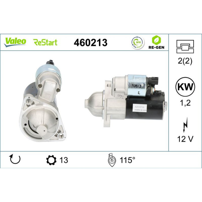 Valeo Anlasser 460213 Valeo Anlasser 460213