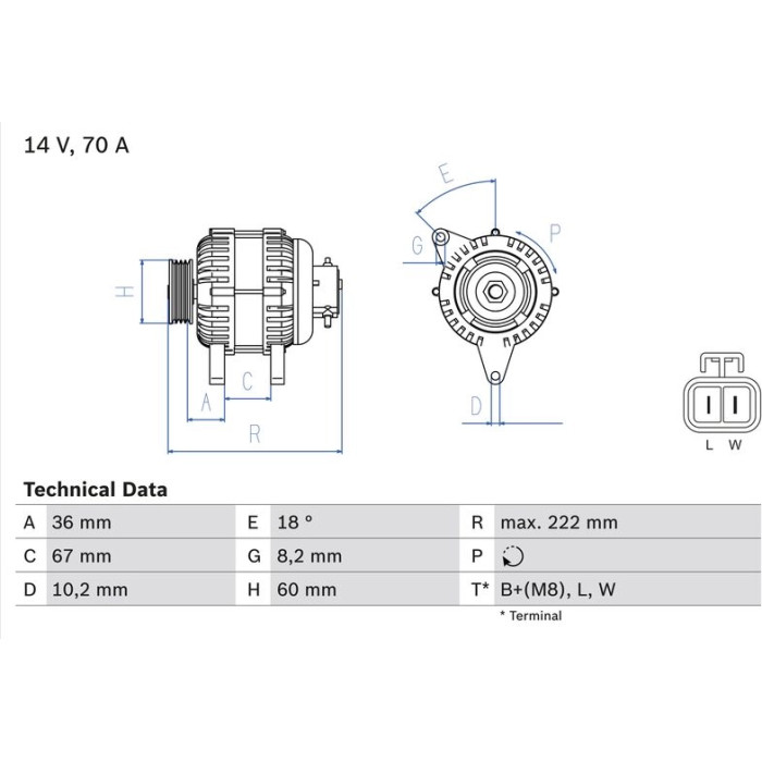 0 986 043 101 Bosch Lichtmaschine 0 986 043 101 0 986 043 101 Bosch Lichtmaschine 0 986 043 101
