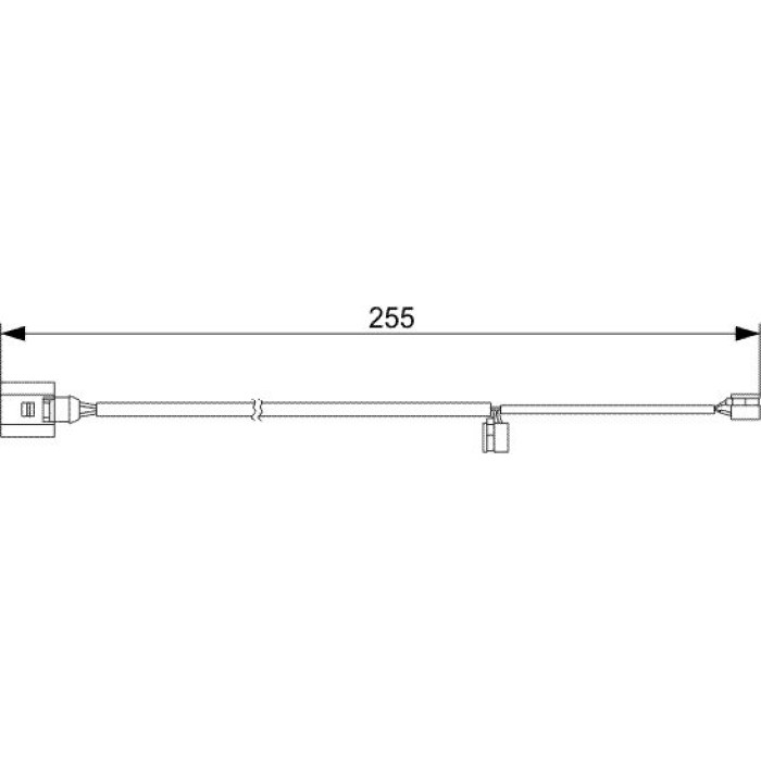 Bosch Bremsbelagverschleißsensor 1987473013 Bosch Bremsbelagverschleißsensor 1987473013