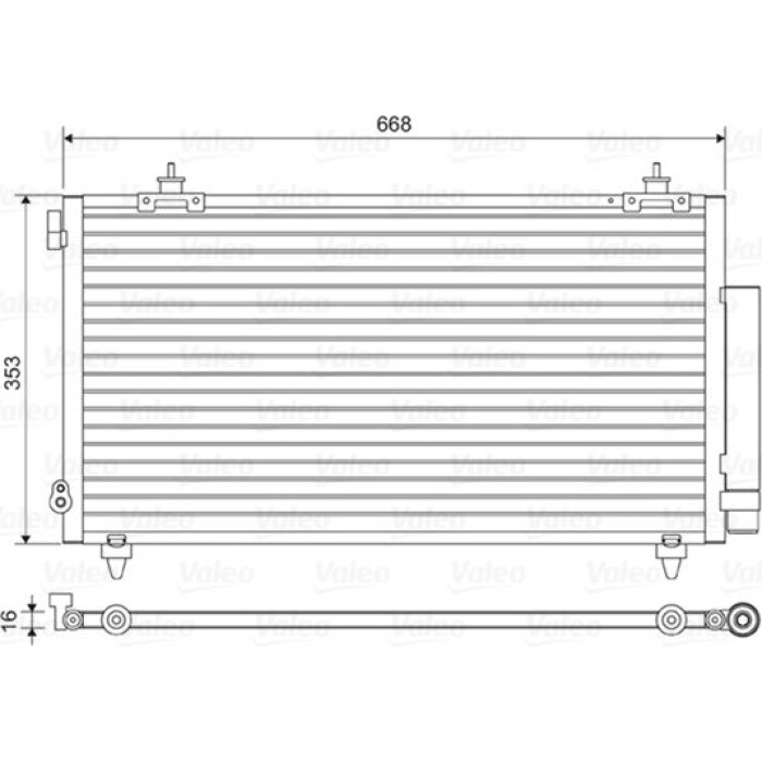 Valeo Klimakondensator 814466