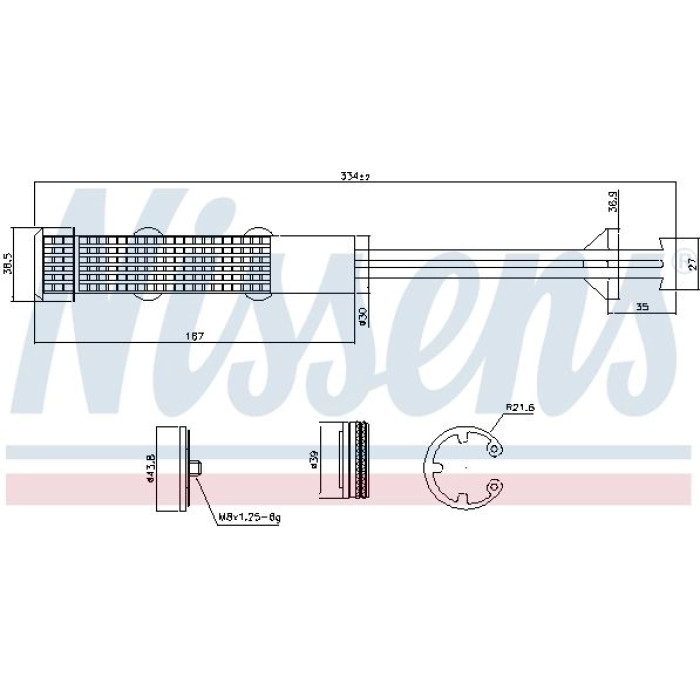 Nissens Klimaanlagentrockner LKW 95605 Nissens Klimaanlagentrockner LKW 95605