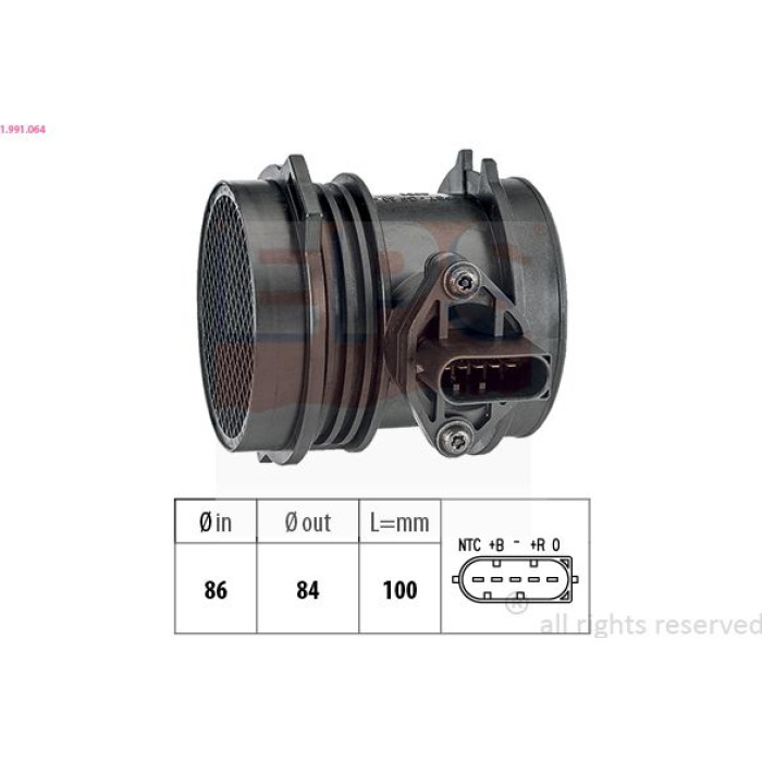 EPS Luftmassenmesser Luftmengenmesser 1.991.064 EPS Luftmassenmesser Luftmengenmesser 1.991.064