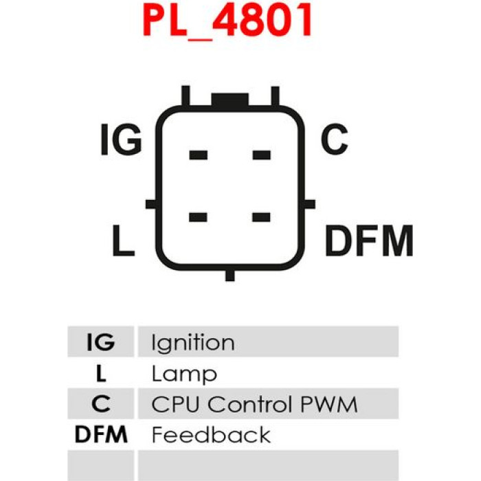 AS-PL Lichtmaschinenregler ARE6049 AS-PL Lichtmaschinenregler ARE6049