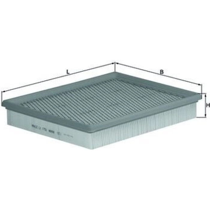 MAHLE Luftfilter LX 1758 MAHLE Luftfilter LX 1758