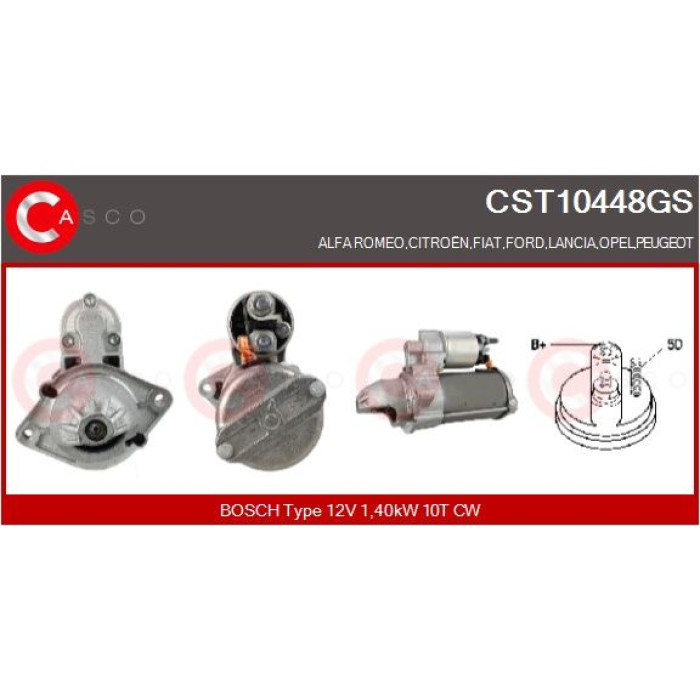 CASCO Anlasser CST10448GS