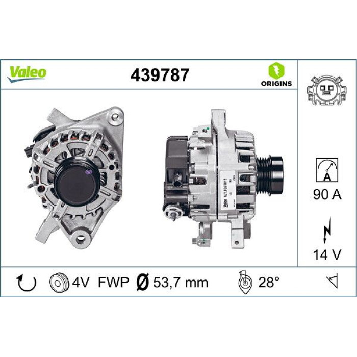 Valeo Lichtmaschine 439787 Valeo Lichtmaschine 439787