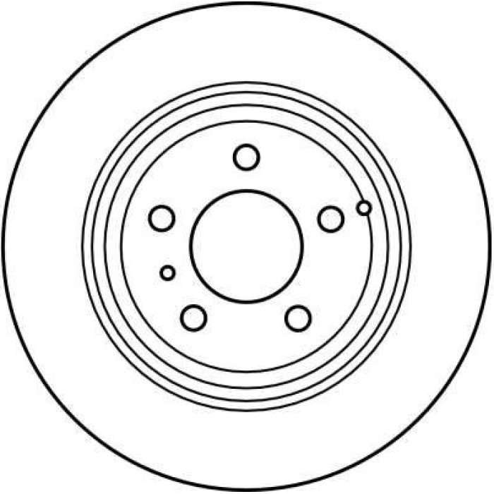 TRW Bremsscheibe Vovlo T. S70/V70 DF2660 TRW Bremsscheibe Vovlo T. S70/V70 DF2660