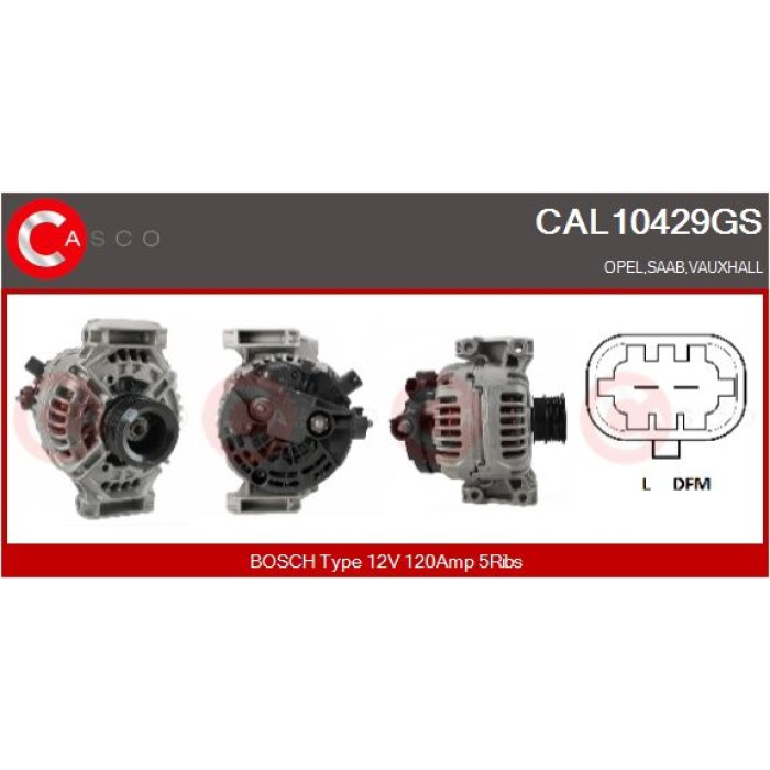 CASCO Generator CAL10429GS CASCO Generator CAL10429GS