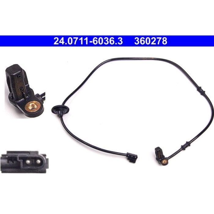24.0711-6036.3 ATE ABS-Sensor 24.0711-6036.3 24.0711-6036.3 ATE ABS-Sensor 24.0711-6036.3
