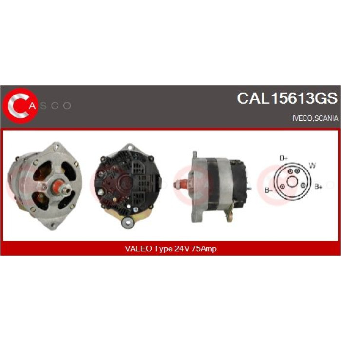 CASCO Generator CAL15613GS CASCO Generator CAL15613GS
