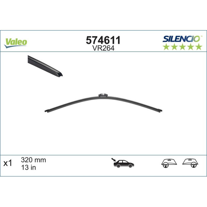 Valeo VM264 Silencio X.TRM Heck 574611 Valeo VM264 Silencio X.TRM Heck 574611