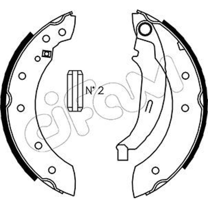 CIFAM Bremsbackensatz 153-350 CIFAM Bremsbackensatz 153-350