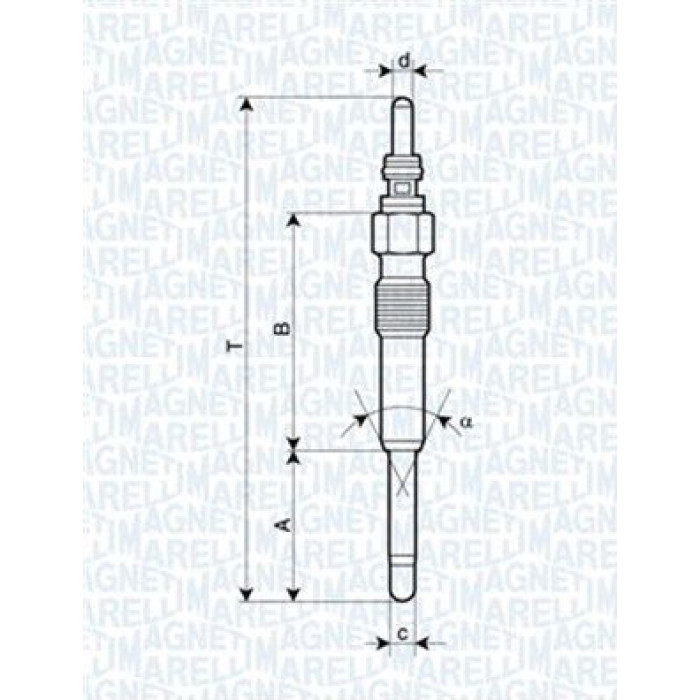Magneti Marelli Glühkerze 062900085304