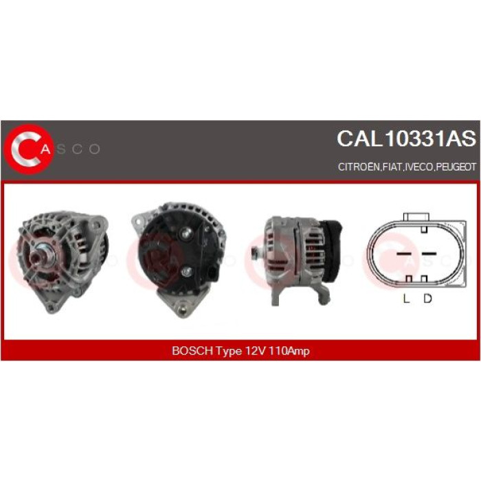 CASCO Generator CAL10331AS CASCO Generator CAL10331AS