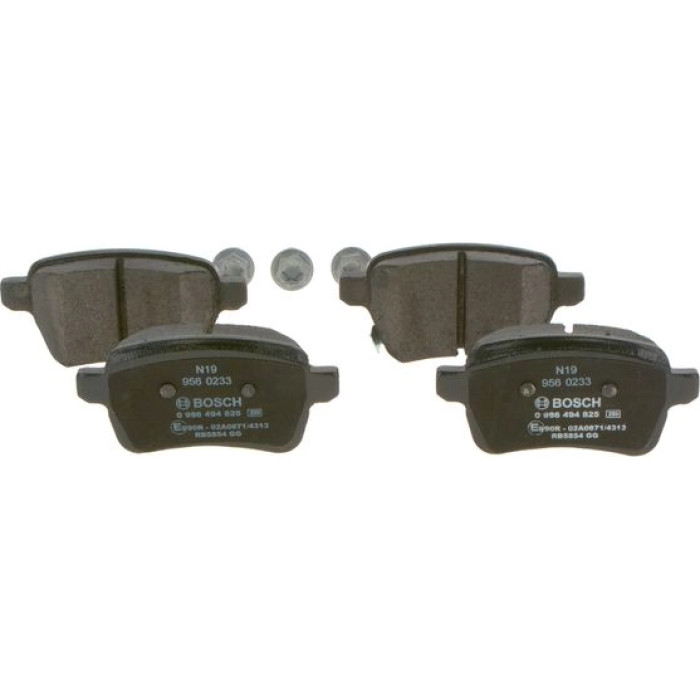 Bosch Bremsbelagsatz Hinterachse 0 986 494 825 Bosch Bremsbelagsatz Hinterachse 0 986 494 825